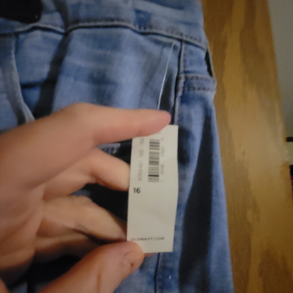 Old Navy Rockstar Super Skinny High Rise Jeans: Light Distressed Wash:NWT: SZ 16 - Picture 5 of 6